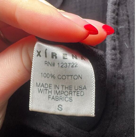 Xirena NWOT Nell Jumpsuit Wide Leg Crinkled V Neck Cotton Black Size Small - Picture 11 of 13